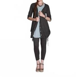 NEW CHALET ET CECI eve crinkle top in black